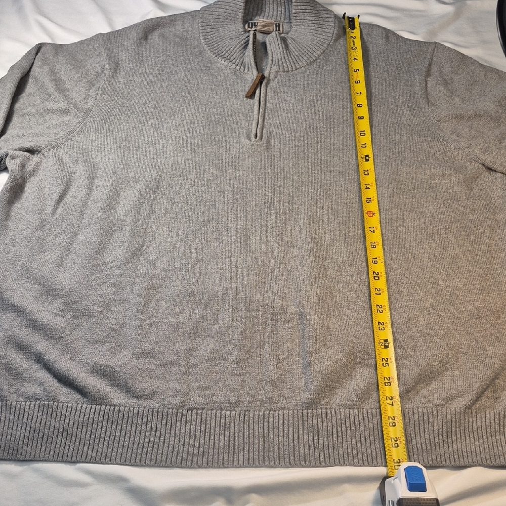 Duluth Trading Co Gray Zip Up Sweater - Picture 4 of 13